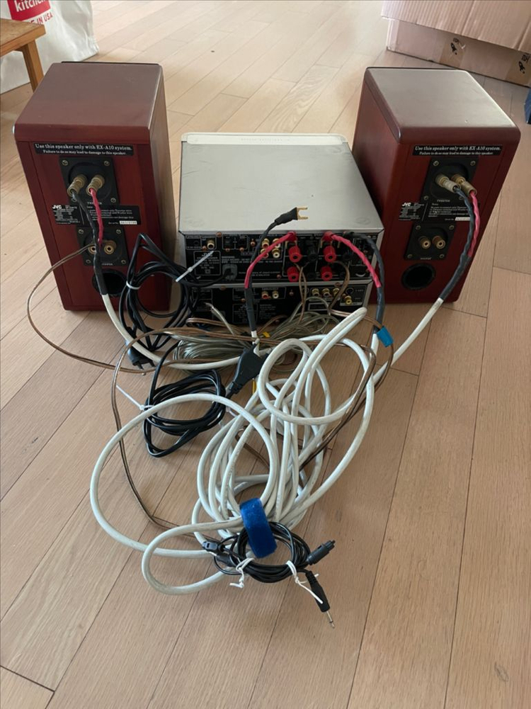 JVC EX-A10 우드콘 오디오 시스템 + 클래식 CD 컬렉션 이미지