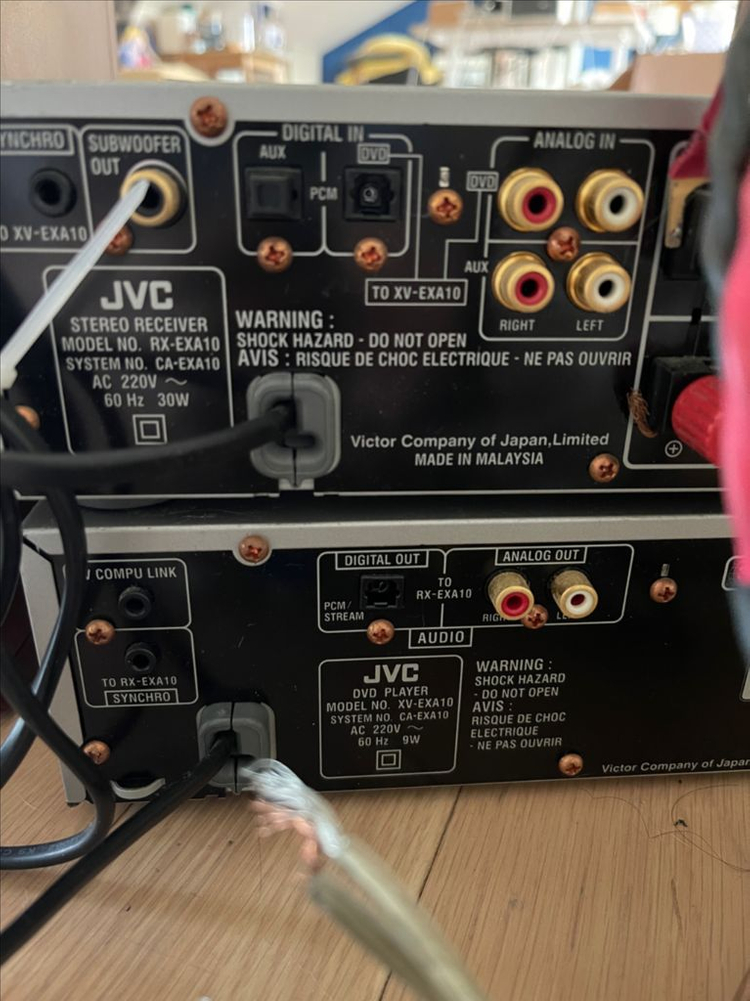 JVC EX-A10 우드콘 오디오 시스템 + 클래식 CD 컬렉션 이미지