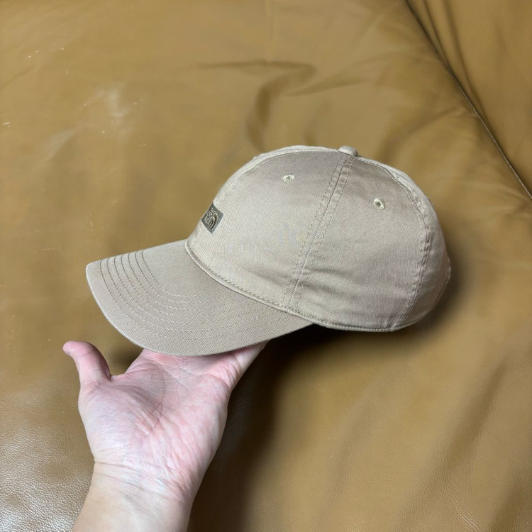 나나미카 노스페이스 퍼플라벨 볼캡 모자 워시드 탄 이미지