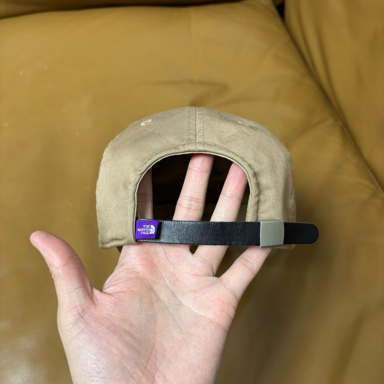 나나미카 노스페이스 퍼플라벨 볼캡 모자 워시드 탄 이미지