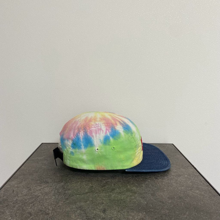 (OS) 슈프림 박스로고 캠프캡 모자 타이다이 데님--2