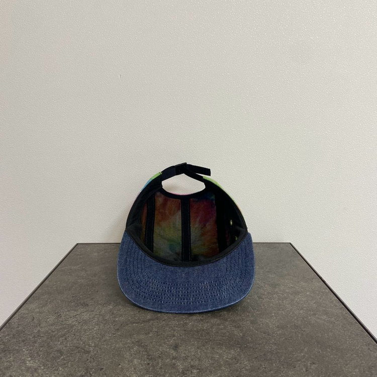 (OS) 슈프림 박스로고 캠프캡 모자 타이다이 데님--4