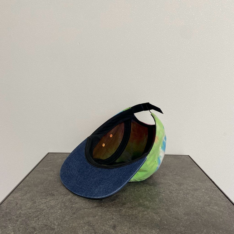 (OS) 슈프림 박스로고 캠프캡 모자 타이다이 데님--5