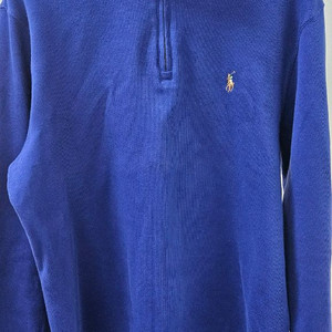 폴로 하프집업 맨투맨 티셔츠 블루(M)