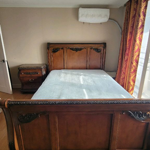 [대구직거래] 엔틱 침대, 협탁, 화장대ㅡ21만원