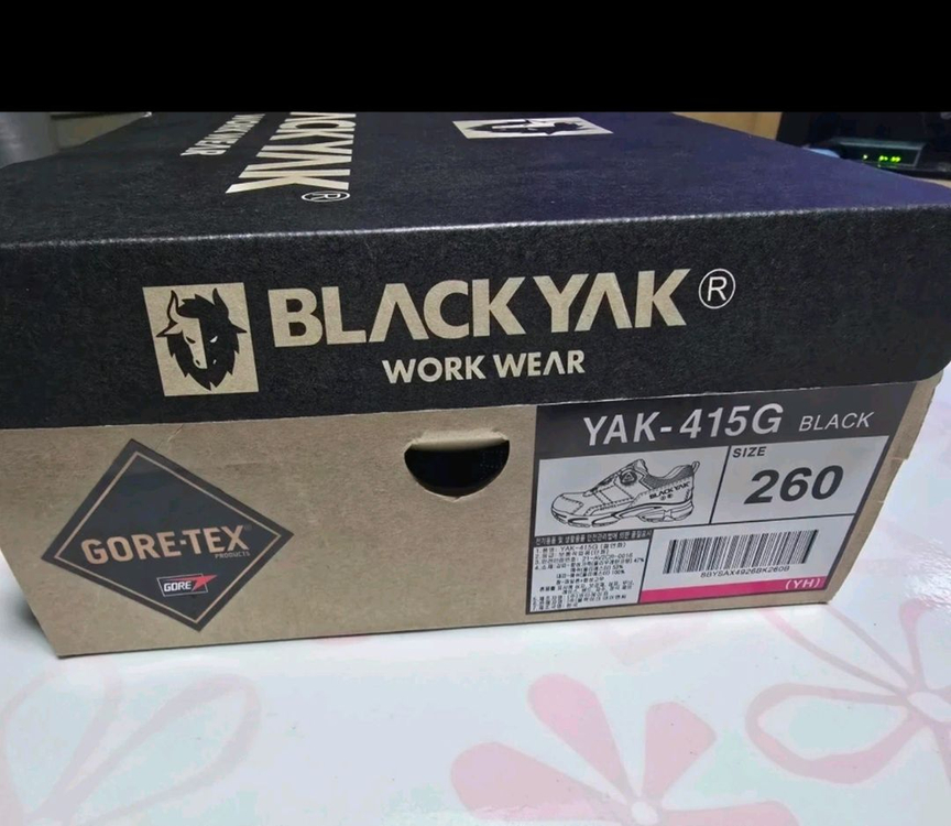 블랙야크 고어텍스경량절연안전화 미사용품 260mm--1