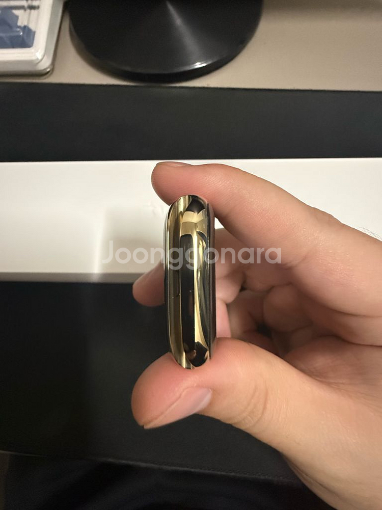 애플워치7 45mm 스테인리스 골드 셀룰러 배터리성능 100%--5