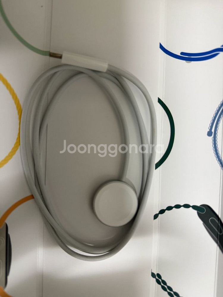 애플워치7 45mm 스테인리스 골드 셀룰러 배터리성능 100%--9