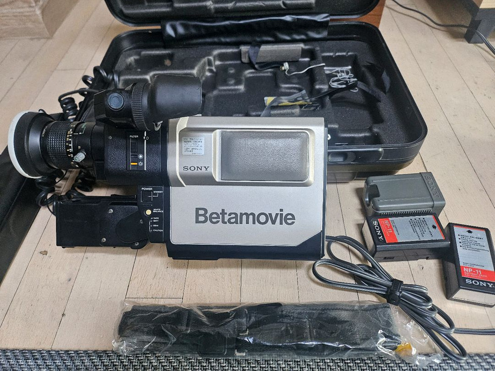 초창기 소니베타 비디오카메라와 베타맥스 VTR셋트--4