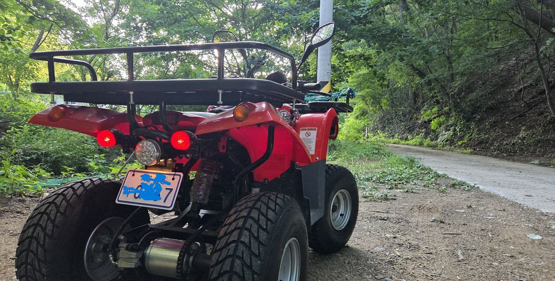 E-AT100 전기 ATV 사륜 전동오토바이 판매합니다 (배터리·모터 상태 좋음) 모델명 : E-AT100--3