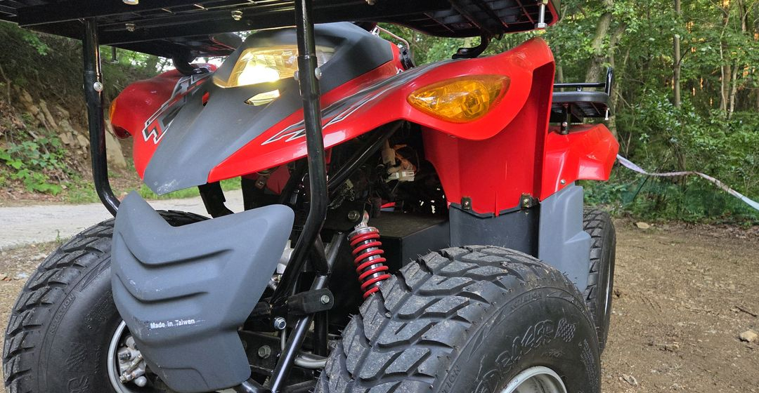 E-AT100 전기 ATV 사륜 전동오토바이 판매합니다 (배터리·모터 상태 좋음) 모델명 : E-AT100--5
