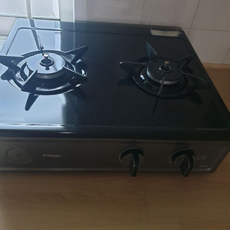 매직 2구 가스레인지 2구 GRA-M2090B--5