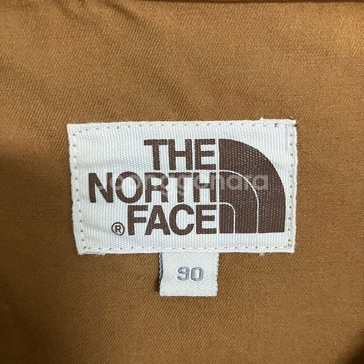 노스페이스 체크 배색 후드 아노락--5