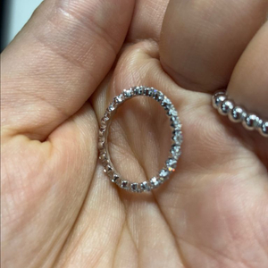 [새제품] 14k 랩 이터니티 반지 12호 가드링