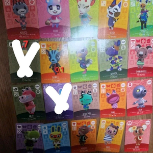 모동숲 아미보 카드 팝니다. 사이다, 미첼, 미애, 요비