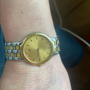 오메가 드빌심볼18k 골드콤비 쿼츠