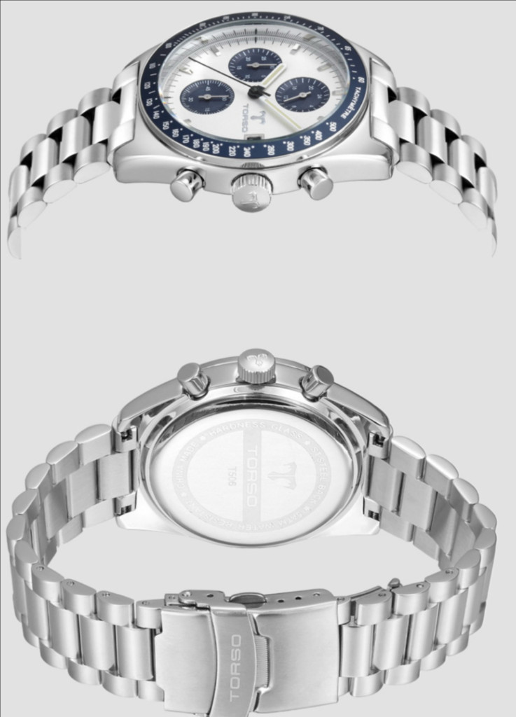 남자 메탈 남성 야광 선물 스톱워치 손목 시계 이미지