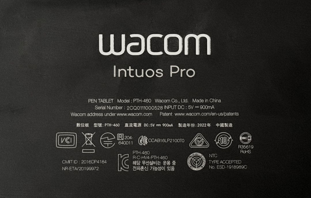 와콤 인튜어스 프로 pth-460 팝니다.--5