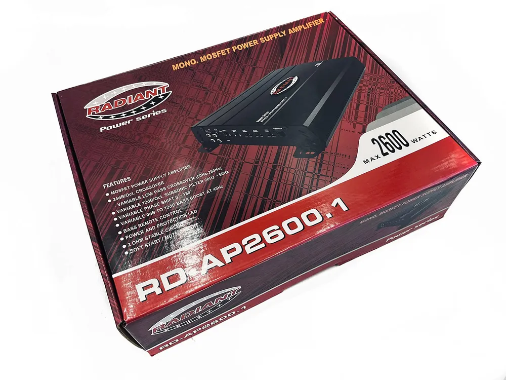 라디안트 RADIANT RD-AP2600.1 우퍼전용 모노앰프 이미지