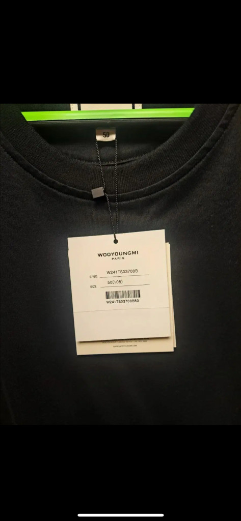 우영미 블러 반팔티 50사이즈 이미지