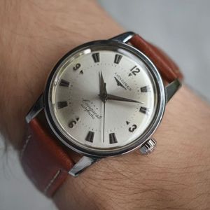 1954년 빈티지 론진 콘퀘스트 오토매틱 시계(A+급)