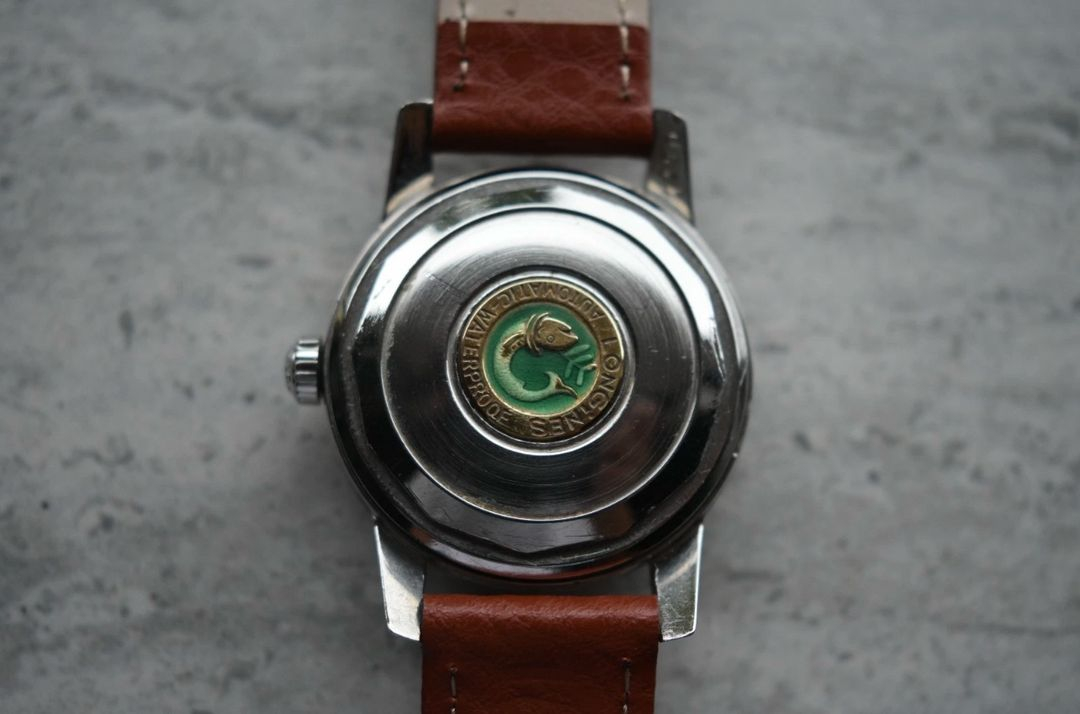 1954년 빈티지 론진 콘퀘스트 오토매틱 시계(A+급)--5