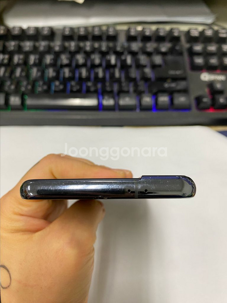 갤럭시S21 블랙 256GB 무잔상 액정줄1개 게임폰--4