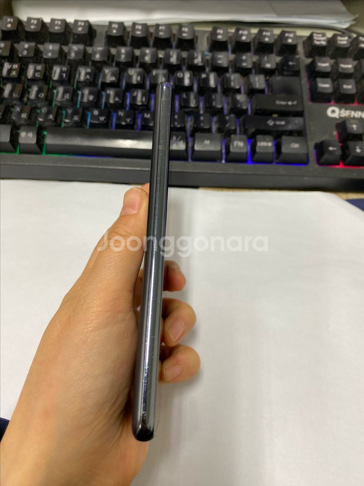 갤럭시S21 블랙 256GB 무잔상 액정줄1개 게임폰--5