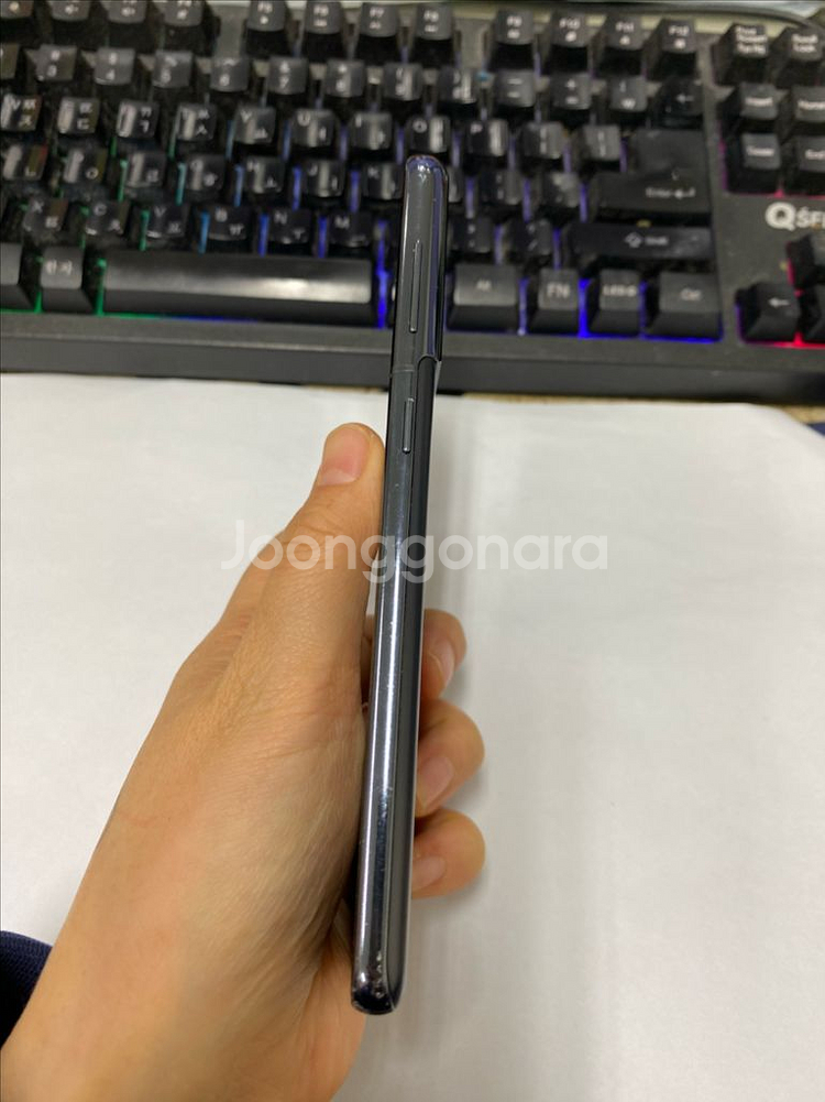 갤럭시S21 블랙 256GB 무잔상 액정줄1개 게임폰--6