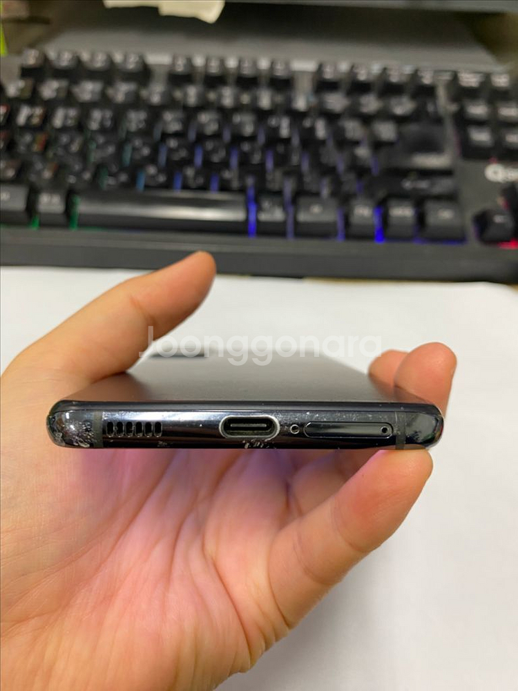 갤럭시S21 블랙 256GB 무잔상 액정줄1개 게임폰--7