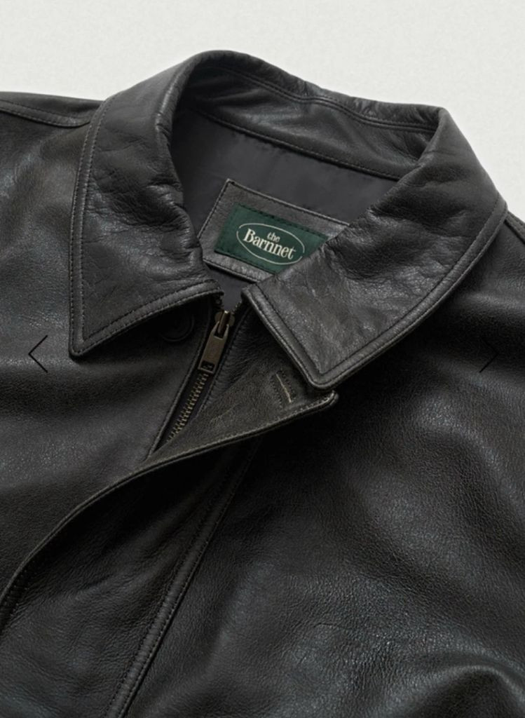 더바넷 블랙 A-2 레더 플라이트 레더 자켓 새상품 이미지