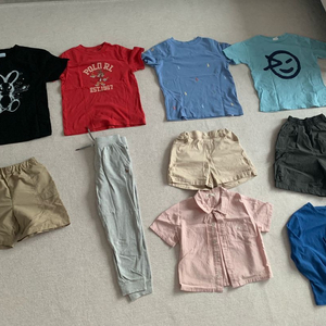 남아옷 120사이즈 10벌 일괄(폴로,윙켄,아크메드라비,유니클로 등)