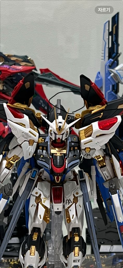 MGEX 스트라이크 프리덤 건담 가조립 이미지