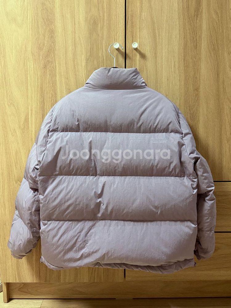 스컬프터 리버시블 다운 푸퍼 패딩 모브/실버 M사이즈--3