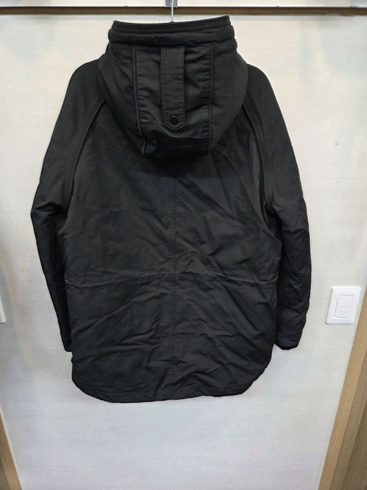 지오송지오 지퍼스냅 구스다운 후드패딩 95 오버핏--1