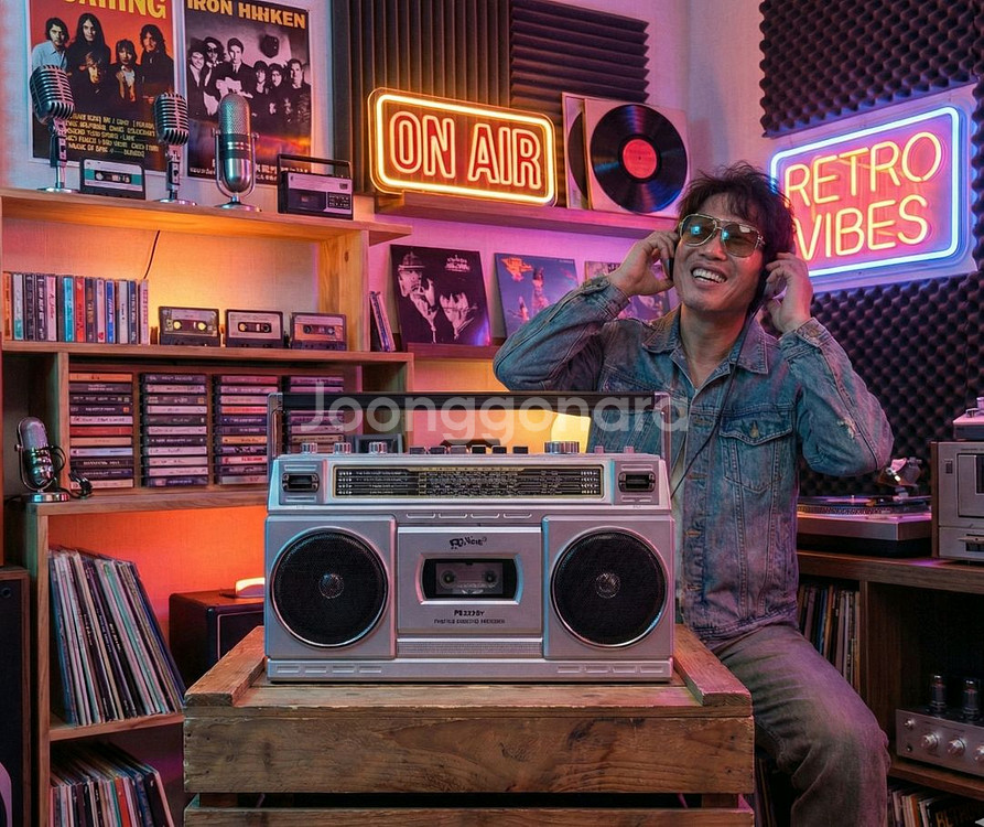 빈티지 오디오 라디오 테이프 스피커--0