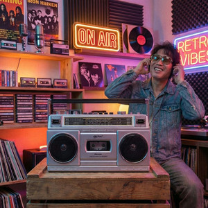 빈티지 오디오 라디오 테이프 스피커