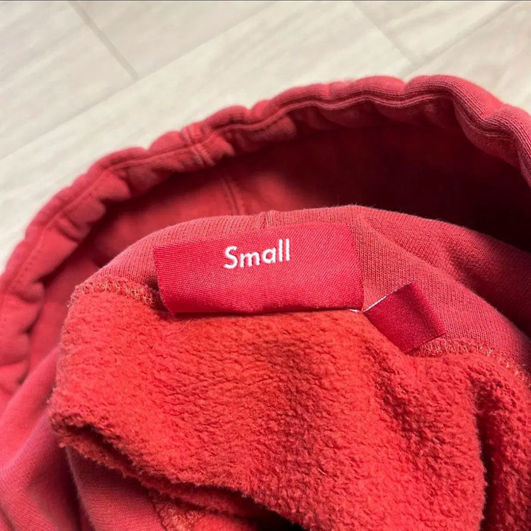 슈프림 컬리지에이트 패치워크 후드 S 레드23fw--6