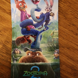 주토피아2 오리지널티켓