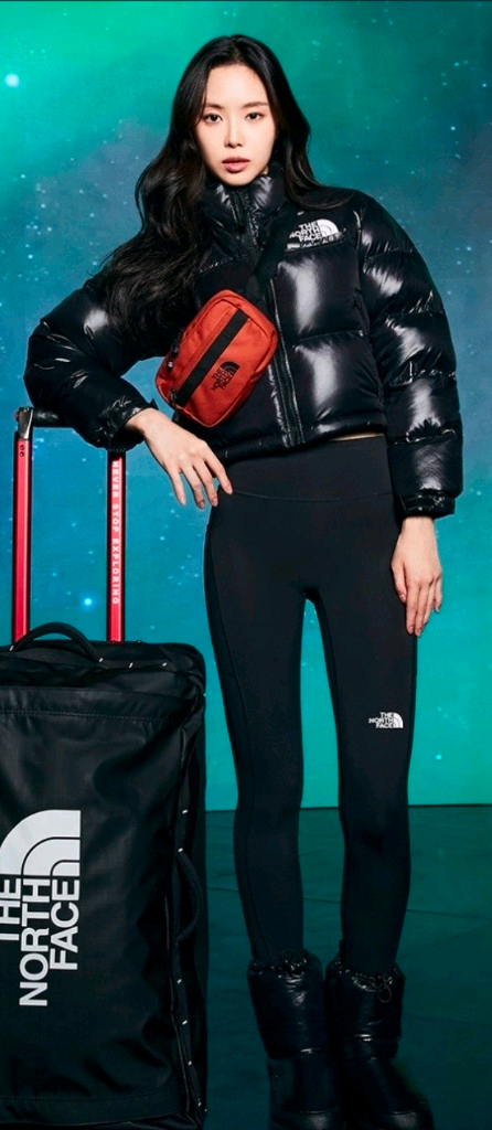 노스페이스 여성 눕시 구스다운 패딩 숏자켓 90M사이즈 새제품 블랙컬러--1