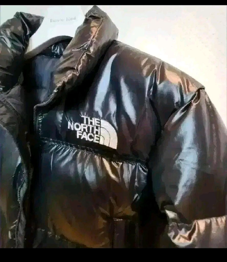 노스페이스 여성 눕시 구스다운 패딩 숏자켓 90M사이즈 새제품 블랙컬러--5