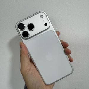 아이폰 17 프로맥스 1TB실버 색상입니다