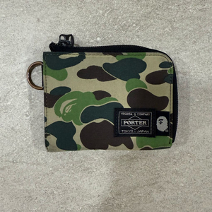 포터 porter 베이프 bape 콜라보 지갑