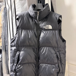 노스페이스 눕시 조끼 블랙