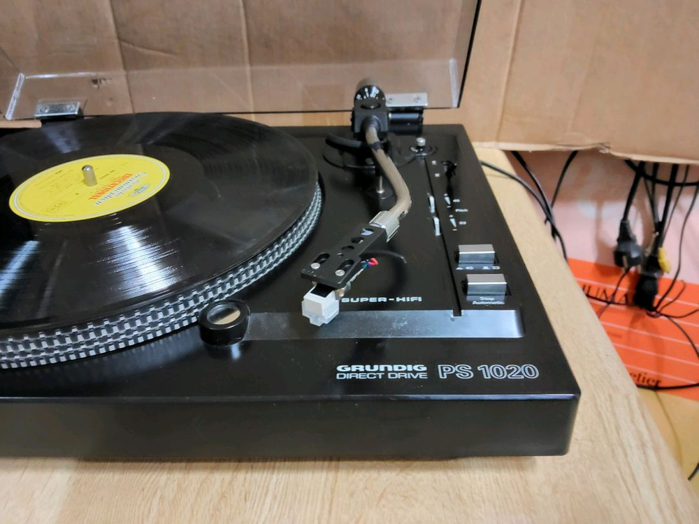 그룬딕 PS 1020 LP 턴테이블 (오디오 앰프 음향기기 LP플레이어 이미지
