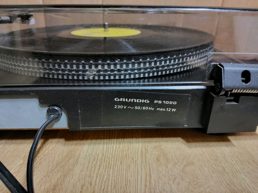그룬딕 PS 1020 LP 턴테이블 (오디오 앰프 음향기기 LP플레이어 이미지