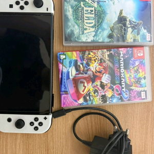 닌텐도 스위치 oled 본체+조이콘+충전기+별도칩(문의)