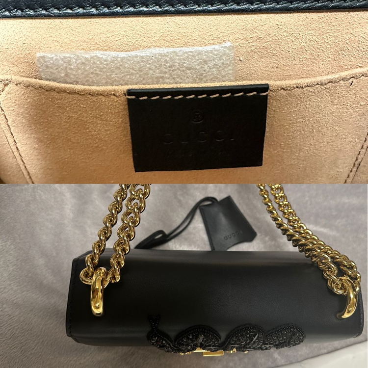 구찌 패들락 스네이크비즈 골드 체인백 432182(국내매장정품)--3