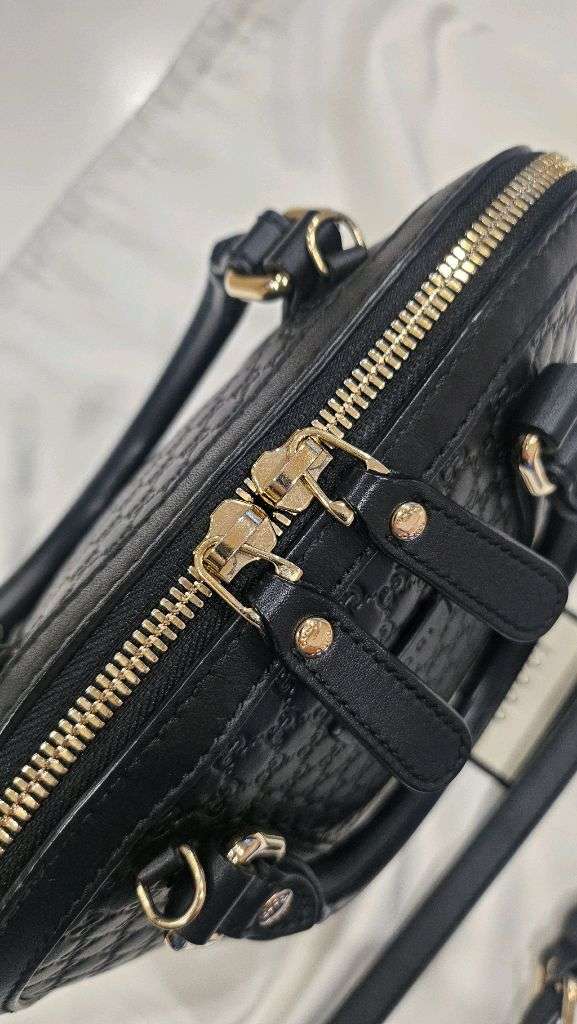 구찌 마이크로 시마 돔 탑핸들 토트백 미니 가방 현대홈쇼핑 <<정품>>--5