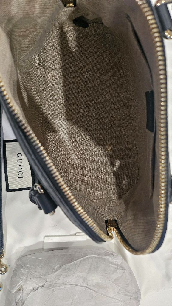 구찌 마이크로 시마 돔 탑핸들 토트백 미니 가방 현대홈쇼핑 <<정품>>--7